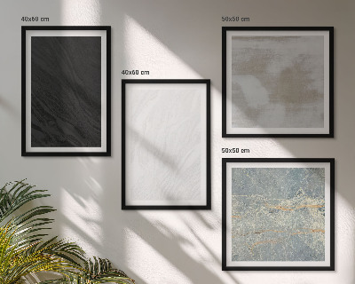 Set de cuadros modernos para salón Texturas de piedra