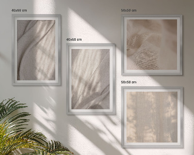 Galería de pared Telas bohemias naturales en primer plano