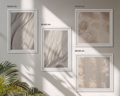 Galería de pared Telas bohemias naturales en primer plano