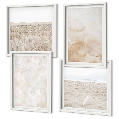 Galería de pared Texturas de moda en tonos pastel