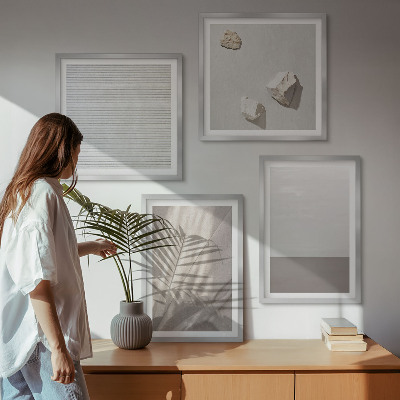 Galería de pared Delicadas texturas bohemias de la naturaleza