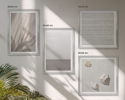 Galería de pared Delicadas texturas bohemias de la naturaleza
