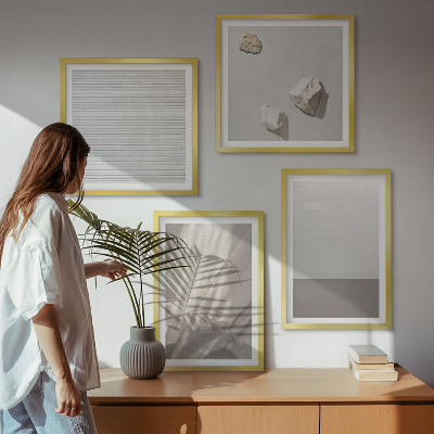 Galería de pared Delicadas texturas bohemias de la naturaleza
