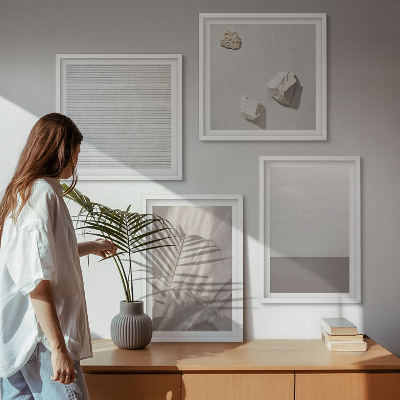 Galería de pared Delicadas texturas bohemias de la naturaleza