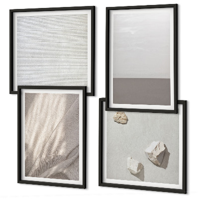 Galería de pared Delicadas texturas bohemias de la naturaleza