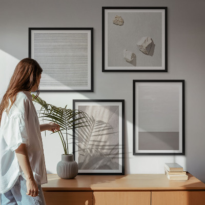 Galería de pared Delicadas texturas bohemias de la naturaleza
