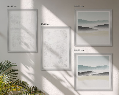 Galería de pared Manchas blancas en el fondo del lienzo