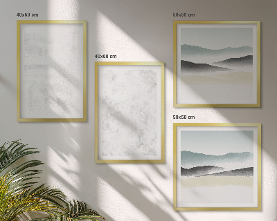 Galería de pared Manchas blancas en el fondo del lienzo