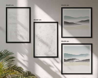 Galería de pared Manchas blancas en el fondo del lienzo