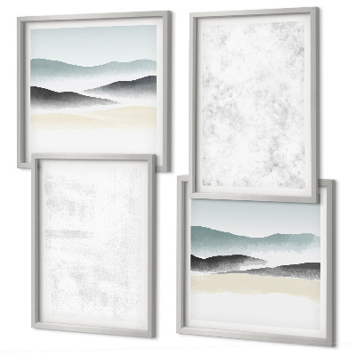 Galería de pared Manchas blancas en el fondo del lienzo