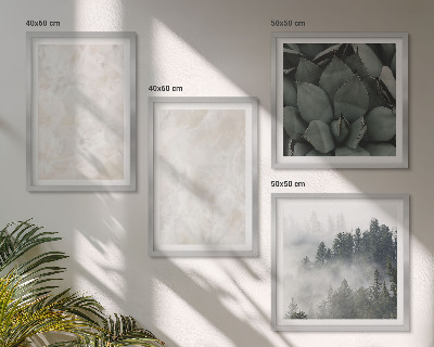 Set de cuadros modernos para salón Mármoles de piedra en tonos pastel