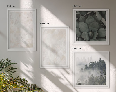 Set de cuadros modernos para salón Mármoles de piedra en tonos pastel