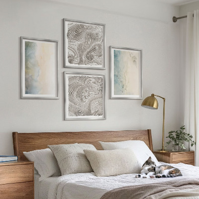 Galería de pared Cartulinas delicadas para acuarela