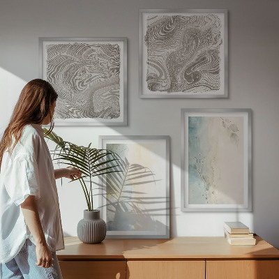 Galería de pared Cartulinas delicadas para acuarela