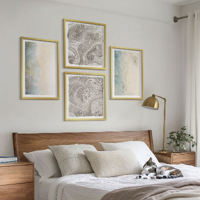Galería de pared Cartulinas delicadas para acuarela