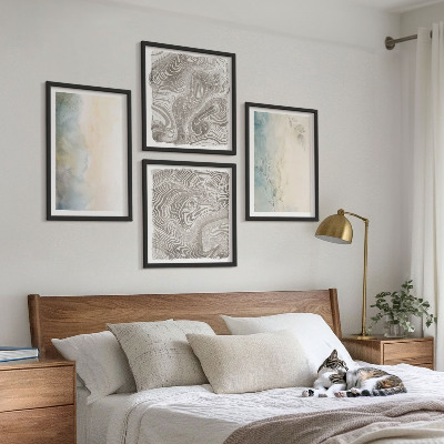 Galería de pared Cartulinas delicadas para acuarela