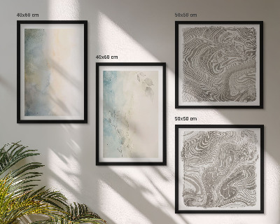 Galería de pared Cartulinas delicadas para acuarela