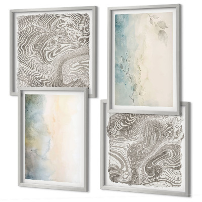 Galería de pared Cartulinas delicadas para acuarela