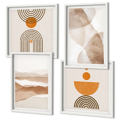 Galería de pared Estructuras matizan el minimalismo