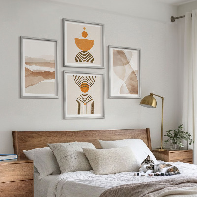 Galería de pared Estructuras matizan el minimalismo