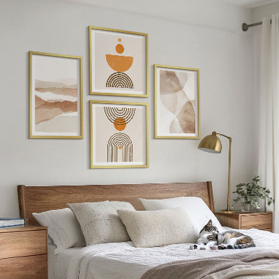 Galería de pared Estructuras matizan el minimalismo