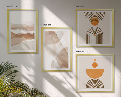 Galería de pared Estructuras matizan el minimalismo