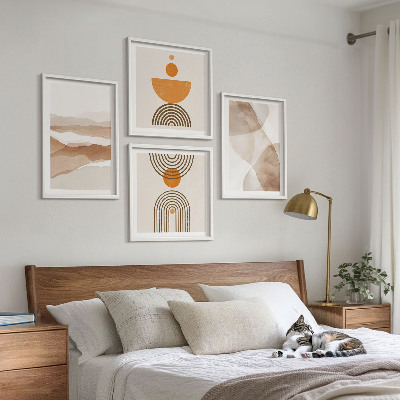 Galería de pared Estructuras matizan el minimalismo