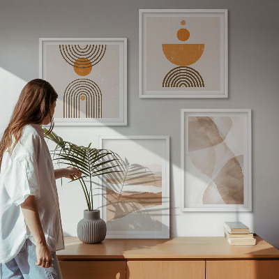 Galería de pared Estructuras matizan el minimalismo