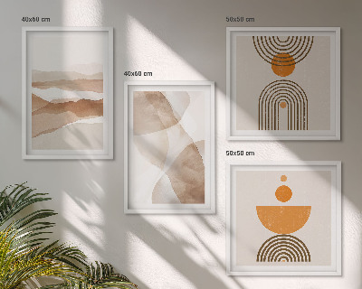 Galería de pared Estructuras matizan el minimalismo