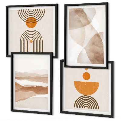 Galería de pared Estructuras matizan el minimalismo
