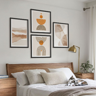 Galería de pared Estructuras matizan el minimalismo