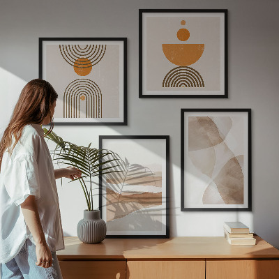 Galería de pared Estructuras matizan el minimalismo