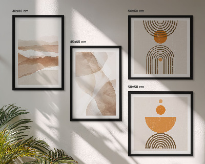Galería de pared Estructuras matizan el minimalismo