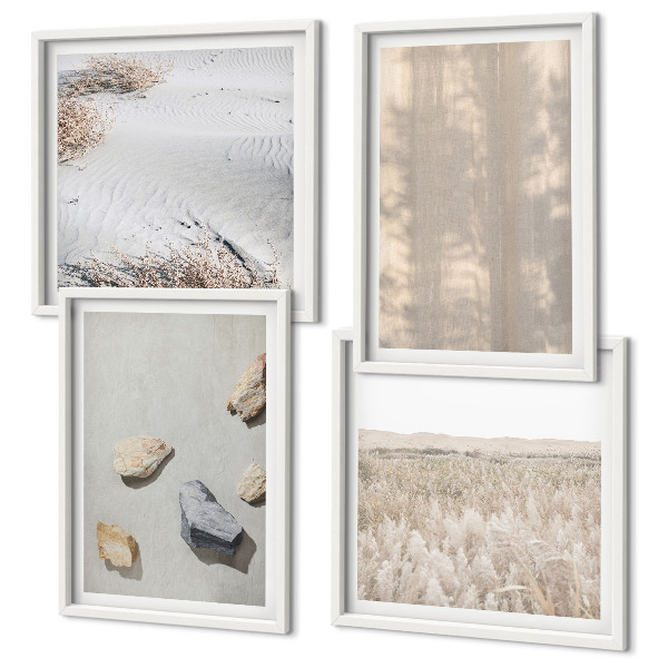 Galería de pared Texturas naturales de estilo bohemio
