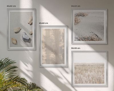 Galería de pared Texturas naturales de estilo bohemio