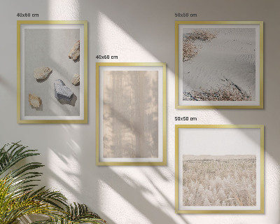 Galería de pared Texturas naturales de estilo bohemio