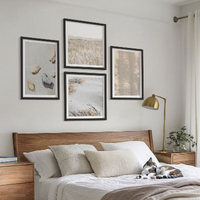 Galería de pared Texturas naturales de estilo bohemio