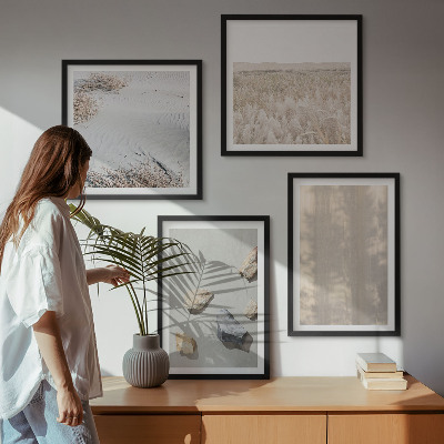 Galería de pared Texturas naturales de estilo bohemio