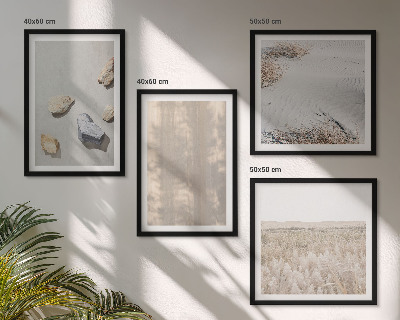 Galería de pared Texturas naturales de estilo bohemio