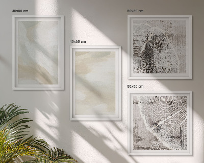 Set de cuadros modernos para salón Textura de pintura minimalista