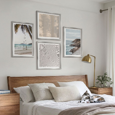 Galería de pared Vistas de la playa en verano