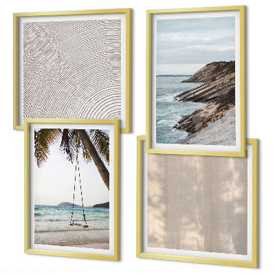 Galería de pared Vistas de la playa en verano