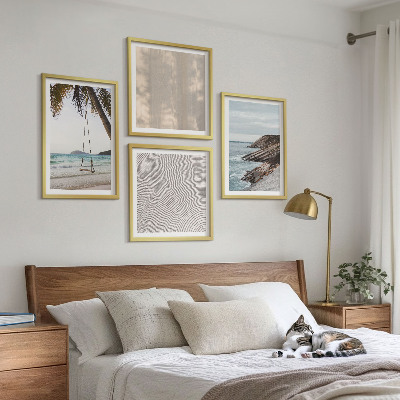 Galería de pared Vistas de la playa en verano