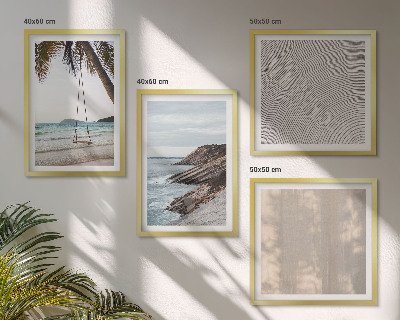 Galería de pared Vistas de la playa en verano