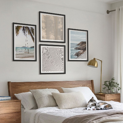 Galería de pared Vistas de la playa en verano