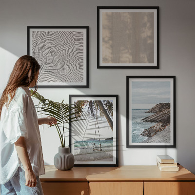 Galería de pared Vistas de la playa en verano