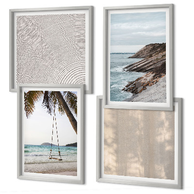 Galería de pared Vistas de la playa en verano