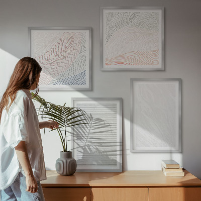 Galería de pared Estructuras brillantes, patrones de arena