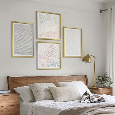 Galería de pared Estructuras brillantes, patrones de arena
