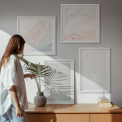 Galería de pared Estructuras brillantes, patrones de arena